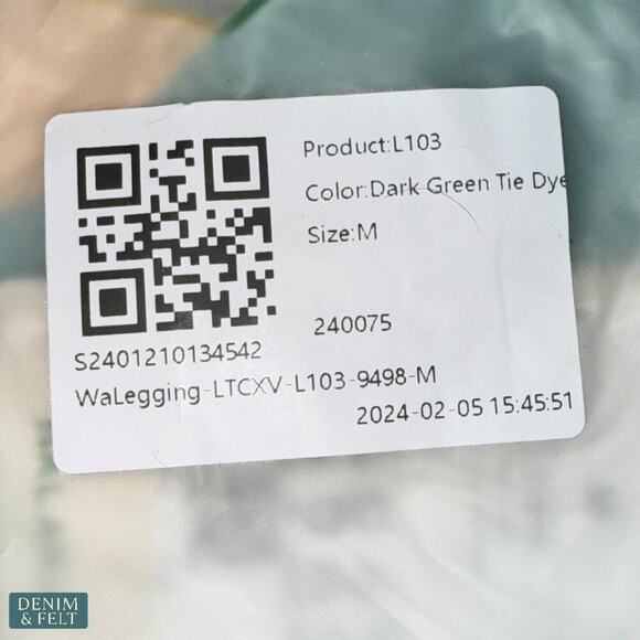 Halara Dark Green Tie Dye Scrunch Butt Seamless High Waist Workout Leggings Med - Picture 6 of 6